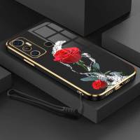 เคสสำหรับ Infinix Hot 11น่ารักหรูหรา Stellalou ปกป้องกล้องขอบซิลิโคนแบบนิ่มพร้อมฟรีสายคล้องเคสโทรศัพท์