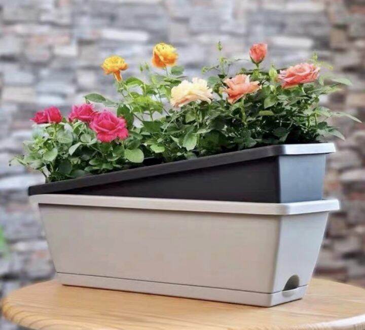High Quality Balcony Rectangle Planter Box Pot Lazada Singapore