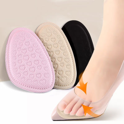 [Lady Sugar] 1คู่ส้นสูง5D นวดเท้า Pad Anti-Slip Shock Absorption พื้นรองเท้าสบาย Breathable Insoles สำหรับผู้หญิง