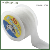 Wxfengying ตาข่าย PVA 10เมตรสำหรับตกปลาคาร์พที่ละลายน้ำได้เหยื่อล่อแบบตาข่าย