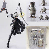 ภาพอนิเมะเกม PS4 NieR Automata YoRHa No. 2 Type B 2B Q Version 1475 # Figma ของเล่นการ์ตูนตุ๊กตาโมเดลคอลเลกชันตุ๊กตาขยับแขนขาได้