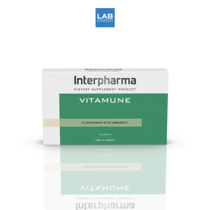 interpharma-vitamune-30-capsule-ผลิตภัณฑ์เสริมอาหาร-อินเตอร์ฟาร์มา-ไวต้ามูน-30-แคปซูล