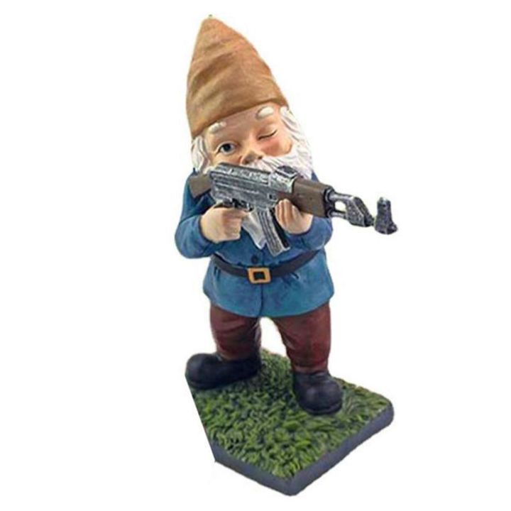 hot-k-funny-army-gnome-รูปปั้นในสวนเรซิ่นเดสก์ท็อปประดับสนามหญ้าสวนกลางแจ้งไม้ประดับ-monster-yard-ประติมากรรม