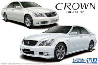 AOSHIMA 1/24 Assembly Car Model For Toyota GRS182 Crown Royal Saloon G 05793