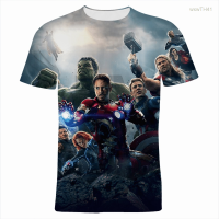 2023 NEW Jersey Men Clothes Cartoon Anime the Avengers t Shirt Women Short Sleeve Summer Fashion 3d Print Streetwear Casual Tops Tee Size：s-5xl