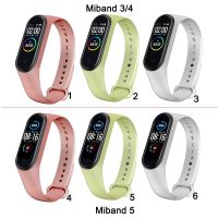 สายรัดข้อมือมันวาวสำหรับ Xiaomi Mi Band 3 Miband 3 4 5 6 สายรัดซิลิโคน QC7311418