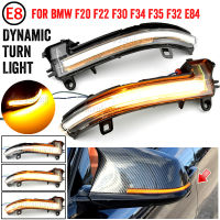 LED แบบไดนามิกเลี้ยวกระจกมองข้างลำดับแสงโคมไฟสำหรับ BMW 1 2 3 4 Series F21 F22 F23 F30 E84 F20 F33 F34 X1