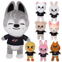 Skzoo ของเล่นตุ๊กตา 20 ซม.Stray เด็กตุ๊กตาหมาป่า Chan การ์ตูนตุ๊กตาสัตว์ Plushies ตุ๊กตา Kawaii Companion สำหรับเด็กผู้ใหญ่แฟนของขวัญ-Wefdger