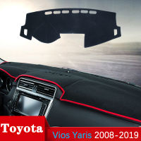 For Toyota Vios Yaris Belta Soluna 2008~2019 XP90 XP150 Anti-Slip Mat Dashboard Cover Pad Sunshade Dashmat Car Accessories rug