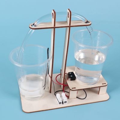 Microgoodเด็กประกอบDIYไฟฟ้าดื่มน้ำพุรุ่นนักเรียนฟิสิกส์ทดลองของเล่น