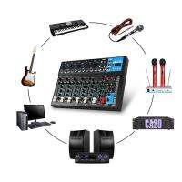 Lacooppia Audio Mixer Platform MP3ดิจิตอล Bluetooth แบบพกพาสำหรับแสดงการออกอากาศ UK