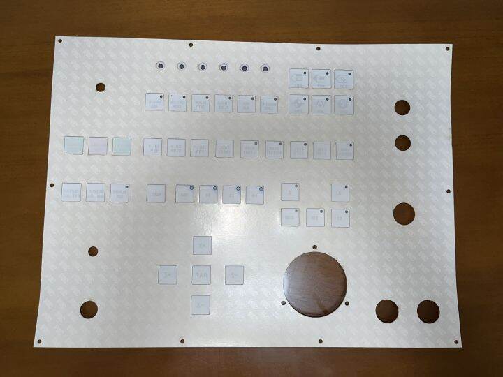 สำหรับระบบ-fanuc-เฮติ-cnc-กลึงศูนย์ดำเนินงานแผงหน้าปุ่มฟิล์ม