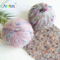 【CW】 1pcx40g super bulky yarn Color point mohair space dye Medium thickness handwork diy knitting scarf sweater t3