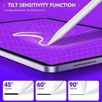 เหมาะสำหรับดินสอ Apple 2 1ปากกา Ipad พร้อมจอแสดงผล LCD ดินสอปากกาปากกาสไตลัสความไวสูงเอียงฝ่ามือ GO40สำหรับ Ipad 2018 - 2023