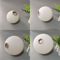 Matte White Globe G9 Glass Shade Replacement with 2cm Thread D6cm D8cm D10cm D12cm D15cm D18cm Screw glass cover for G9 Lamp