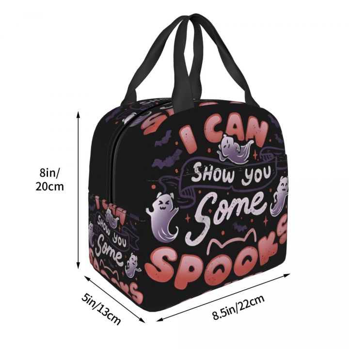 i-can-show-you-some-spooks-lunch-bag-box-catzilla-monsters-kitten-children-aluminum-bag-foil-portable-lunchbox