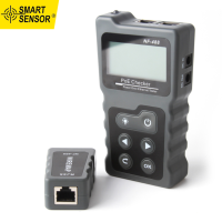 Smart Sensor Multi-Functional LCD สายเคเบิลเครือข่ายนักทดสอบ PoE Checker Inline PoE แรงดันไฟฟ้าและเครื่องทดสอบกระแสไฟฟ้าพร้อม Tester