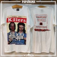 Natural Born Killers BLOOD LUST 1994 T-Shirt Vintage เสื้อวินเทจ เสื้อหนัง บลัดลัสท์ papamama vintage เสื้อยืดผ้าฝ้าย