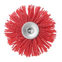 Deburring Abrasive Steel Wire Brush Head Polishing Nylon Wheel Cup Shank For Furniture Wood Sculpture Rotary Drill Grinding Tool