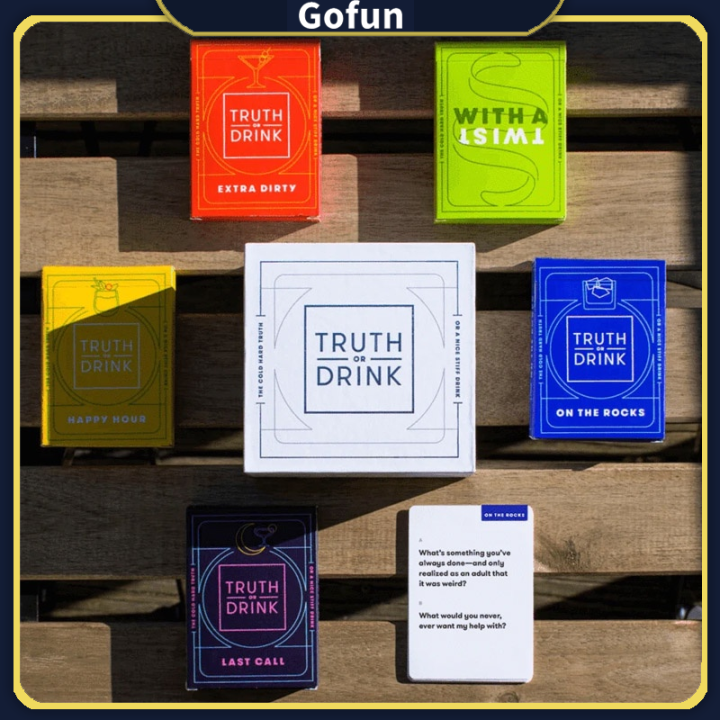 Truth or Drink Card Board Game Drinking Party Game Lazada PH