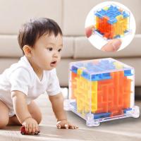 3D Rubik’s Cube Magic Maze Labyrinth Rolling Toy Game Educational Challenge Toys Toys Intelligence Fingertip Children’s J0X3