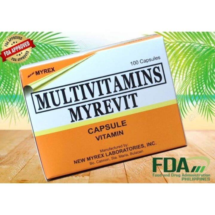 MYREVIT 100 Capsules (MULTIVITAMINS) Lazada PH
