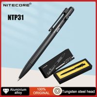 NITECORE NTP31 Tactical Pen Bidirectional Bolt Action Self-defense Pen Aluminum Alloy With Tungsten Steel Head Window Breaker