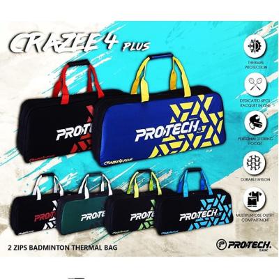 ขายดี Egxtrb - □ ✓ Protech 2-Zips Crazee Series กระเป๋าแบดมินตัน
