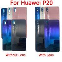 Huawei P20คุณภาพสูงสำหรับเคสฝาหลังแบตเตอรี่ด้านหลังตัวเครื่องหน้าจอโทรศัพท์ + ฝาหลังปิดโทรศัพท์หลังเลนส์กล้องถ่ายรูป