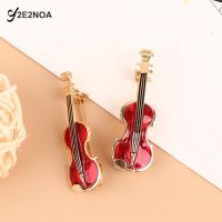 【DT】hot！ 1Pc Fashion Violin Pins Brooches Rhinestone Musical Instruments Brooch Pin Jewelry Accessories