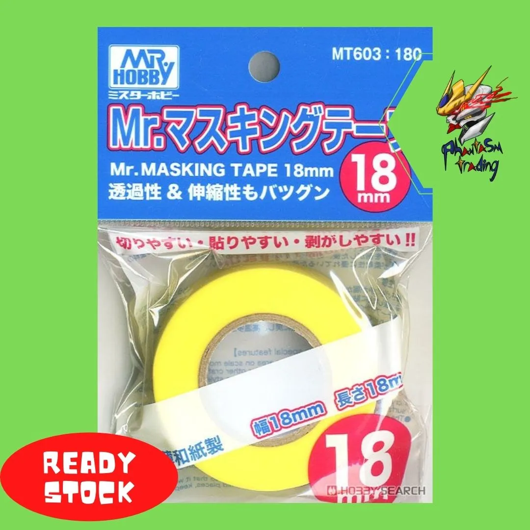 GSI Creos Mr. Hobby Masking Tape MT601 6mm MT602 10mm MT603 18mm | Lazada