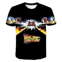 Back to the Future T-shirt Boy Girl Kids Anime 3D Printed Short Sleeve Men Women Children Streetwear Oversized Tops Tees