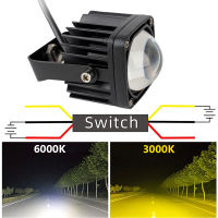 6000K 24V 12V รถจักรยานยนต์ Spotlight Dirt Bike หมอกโคมไฟ LED รถวิ่งกลางวันทำงานรถบรรทุกรถพ่วง Off Road 4X4อุปกรณ์เสริมอัตโนมัติ