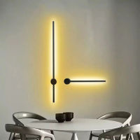 Modern LED wall lamp is suitable for hall, kitchen, living room, bedroom decoration lamp, indoor lighting fixture AC85-260W