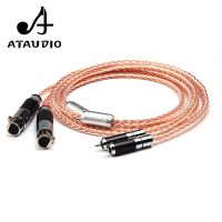 Hifi RCA to XLR Cable 7N OCC Silver and Copper Hifi 2XLR Female to 2RCA Male Cable