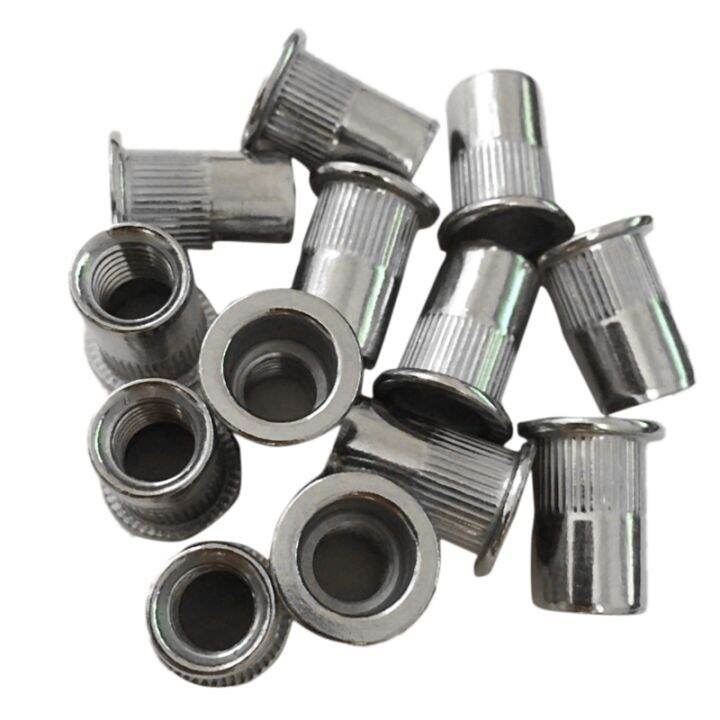 30Pcs M8 Rivet Nuts Stainless Steel Threaded Rivet Insert Nuts M81