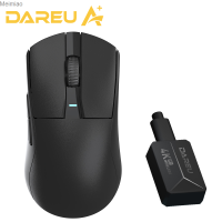 DAREU เมาส์ไร้สาย PBT แบบมีสาย2.4G PAW3395 26000 DPI RGB 6ปุ่มตั้งโปรแกรมได้ชาร์จได้สำหรับพีซีแล็ปท็อปเกมเมอร์ Meimiao