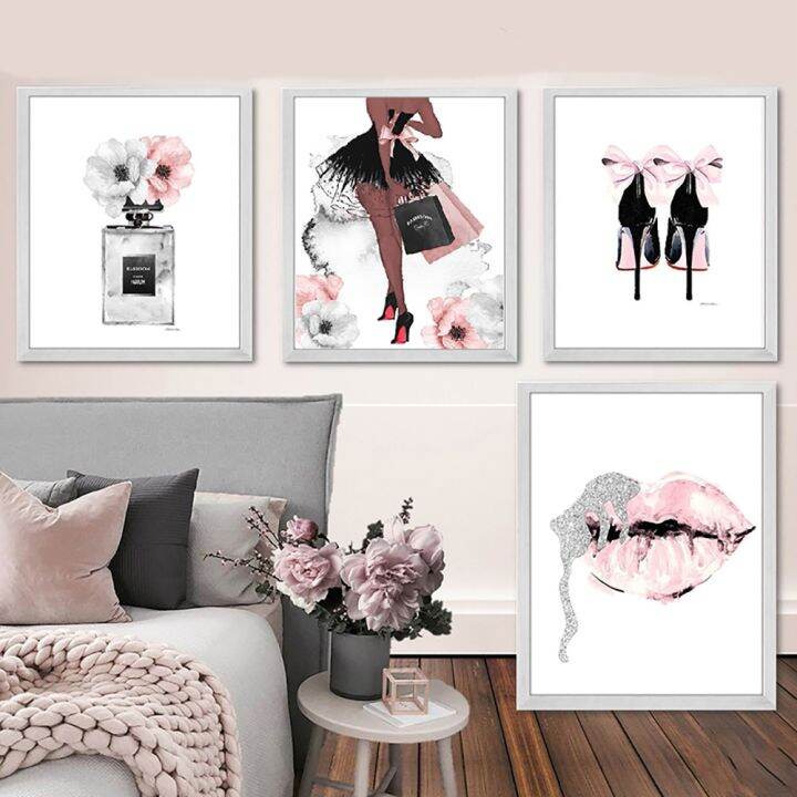 modular-pictures-nordic-hd-printed-fashion-perfume-lip-poster-high-heels-wall-art-canvas-painting-home-decor-living-room-frame