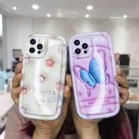 ?เป็นที่นิยมมากที่สุด?สายคล้องโทรศัพท์ข้อมือดอกไม้เคสโทรศัพท์นิ่มสำหรับ Iphone 12 14 Pro Max 13 MiNi 11 XR X XS 7 8 Plus SE 3ฝาครอบป้องกันเลนส์