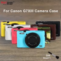 เคสซิลิโคนนิ่มกระเป๋ากล้องสำหรับ Canon G7XIII G7X Mark III G7X3 Ruer Cover กระเป๋ากล้องเคสใส่แบตเตอรี่กล้อง