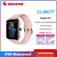 Cubot C7 IP68 กันน้ํา SmartWatch Heart Rate หน้าจอ ฟิตเนสสําหรับ Android IOS Bluetooth Sport Smart Watch สําหรับ Xiami Iphone