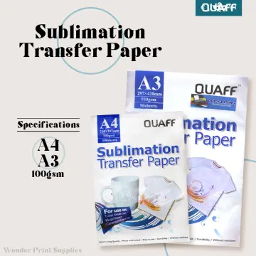 Sublimation Transfer Paper 100gsm A4