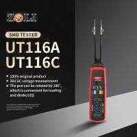 ZZOOI Professional SMD Multimeter UNI-T UT116A UT116C  rotatable and with tweezer High precision Resistor-capacitor tester with clip