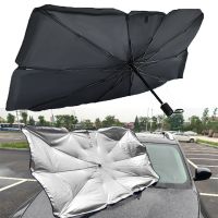 hot【DT】 Car Umbrella Interior Windshield Sunshade Cover Front Window UV Protection Curtain Parasol Accessories