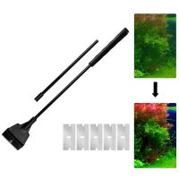 【CW】 Stainless Steel Aquarium Fish Tank Alga Scraper Blade Aquatic Water Live Plant Grass Cleaning Kit Glass Fish Tank Cleaning Brush