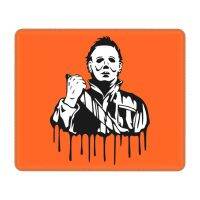 【jw】☑▼  Michael Myers Knives Rubber Mousepad with Stitched Edges for Gamer Computer Horror Film