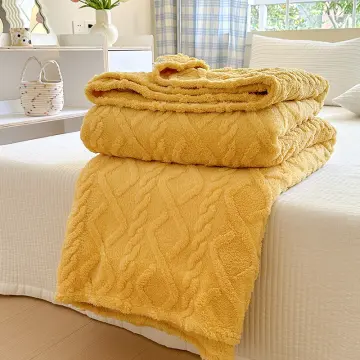 Coral velvet blanket sofa air conditioning blanket single small blanket  Farley