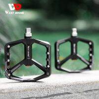 WEST BIKING Bicycle Pedals Flat Platform Seal Bearings Waterproof Widening Bike Pedal Footboard Anti Slip Bicycle Parts