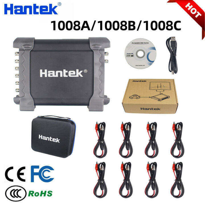 ฮ็อต HANTEK 1008A 1008B 1008C 8CH ออสซิลโลสโคป,เครื่องกำเนิดโปรแกรมความ ...