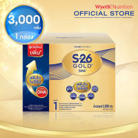 เอส-26 โกลด์ เอสเอ็มเอ สูตร 1 นมผง เด็กขนาด 3000 กรัม 6 ซอง (S-26 Gold SMA Formula 1 3000g)